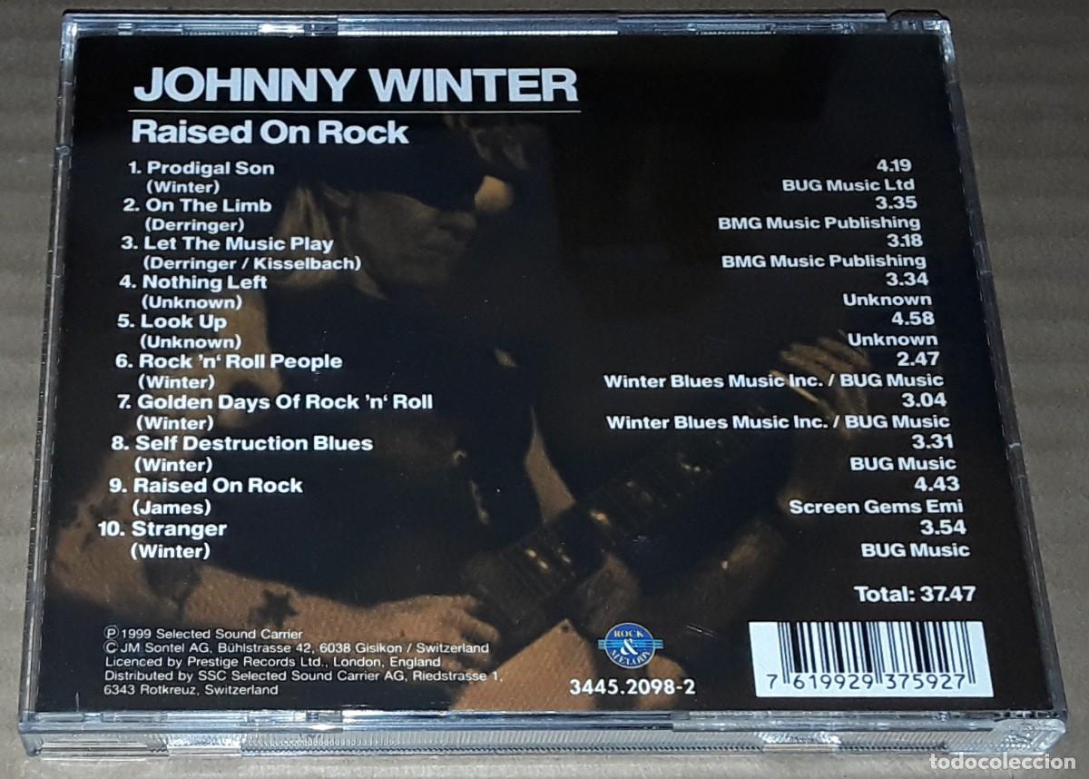 CDs de m&uacute;sica: CD - JOHNNY WINTER - RAISED ON ROCK - Foto 2