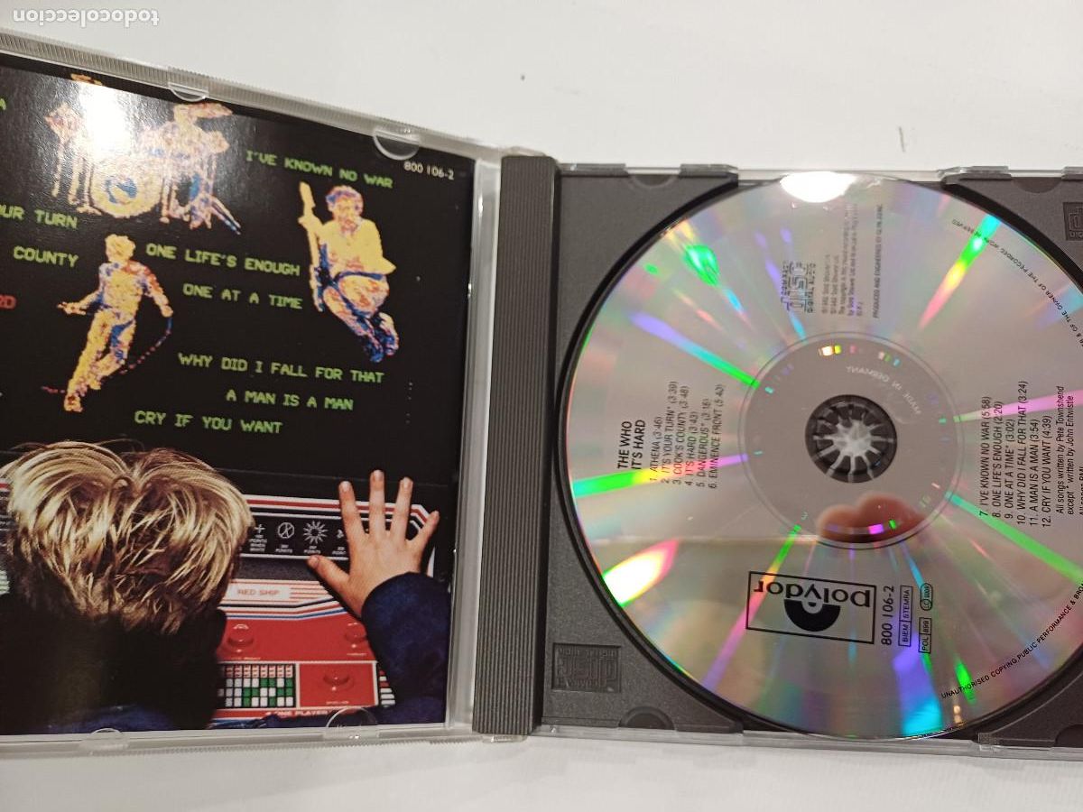 CDs de m&uacute;sica: THE WHO/ITS HARD/CD. - Foto 2