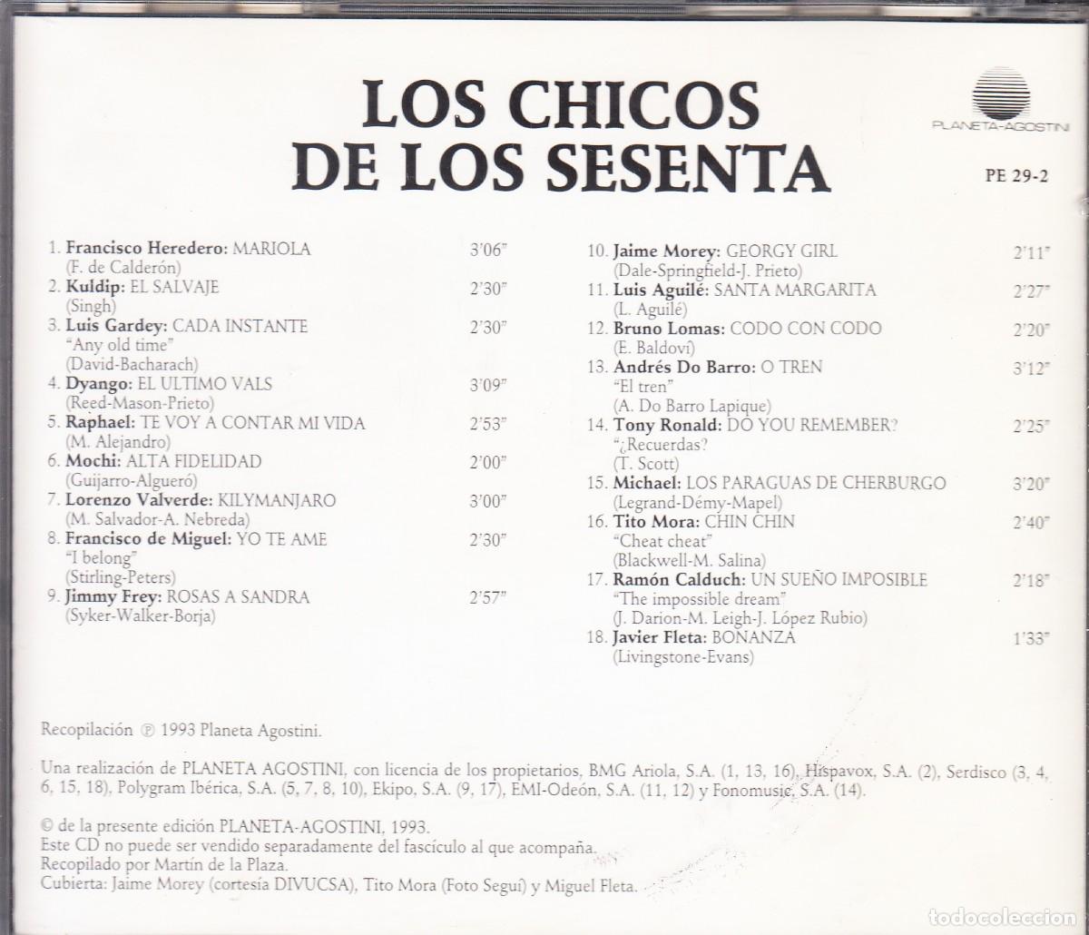 CDs de m&uacute;sica: LOS CHICOS DE LOS SESENTA. CD. - Foto 2
