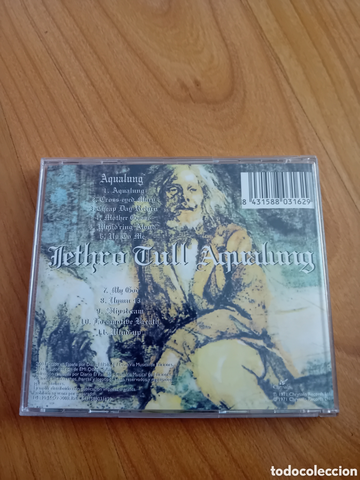 CDs de m&uacute;sica: JETHRO TULL. AQUALUNG. EL PAIS - Foto 2