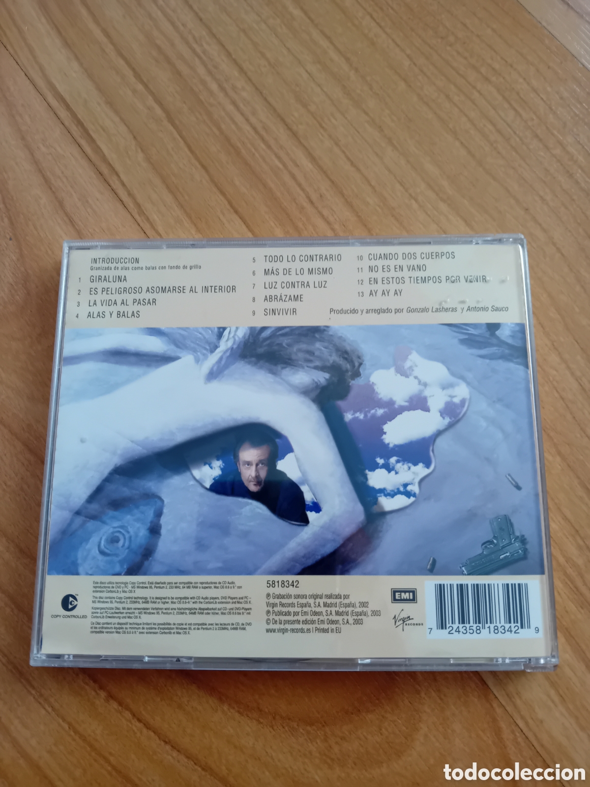 CDs de m&uacute;sica: LUIS EDUARDO AUTE. ALAS Y BALAS - Foto 2