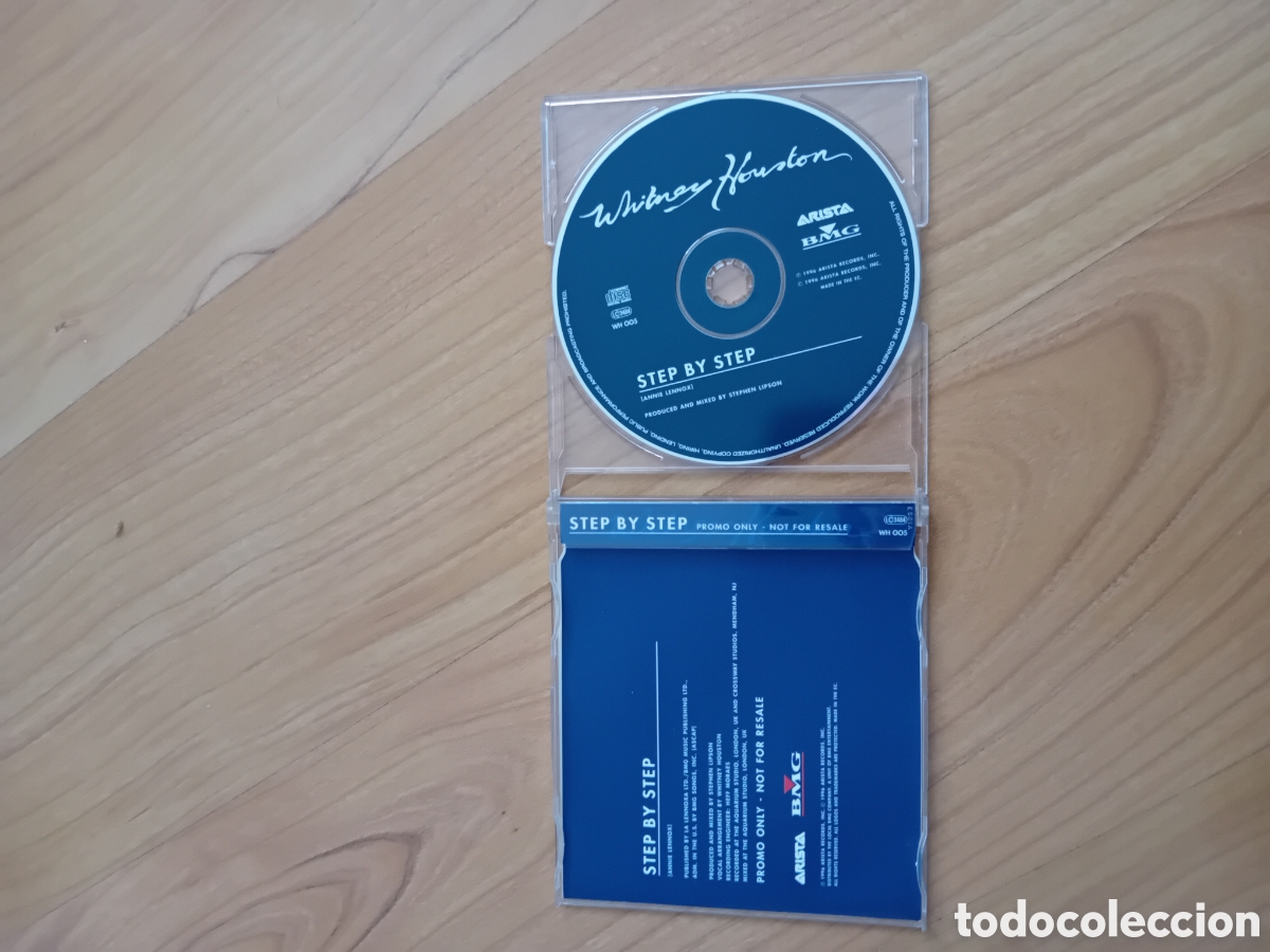 CDs de m&uacute;sica: WHITNEY HOUSTON. STEP BY STEP - Foto 2