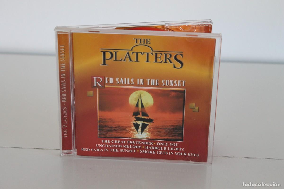 CDs de m&uacute;sica: THE PLATTERS RED SAILS IN THE SUNSET CD - Foto 1