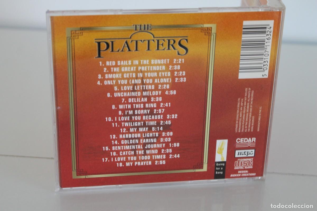 CDs de m&uacute;sica: THE PLATTERS RED SAILS IN THE SUNSET CD - Foto 3