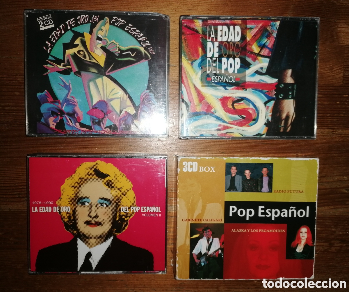 CDs de m&uacute;sica: Lote LA EDAD DE ORO DEL POP ESPA&Ntilde;OL + POP ESPA&Ntilde;OL - Foto 1