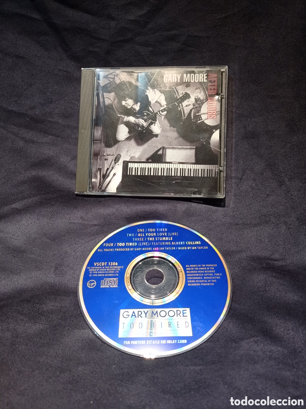 CDs de m&uacute;sica: CD GARY MOORE. AFTER HOURS. - Foto 1