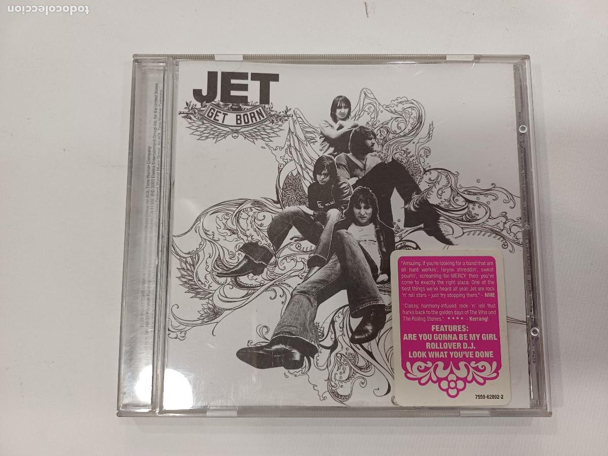 CDs de m&uacute;sica: JET/GET BORN/CD ELEKTRA. - Foto 1