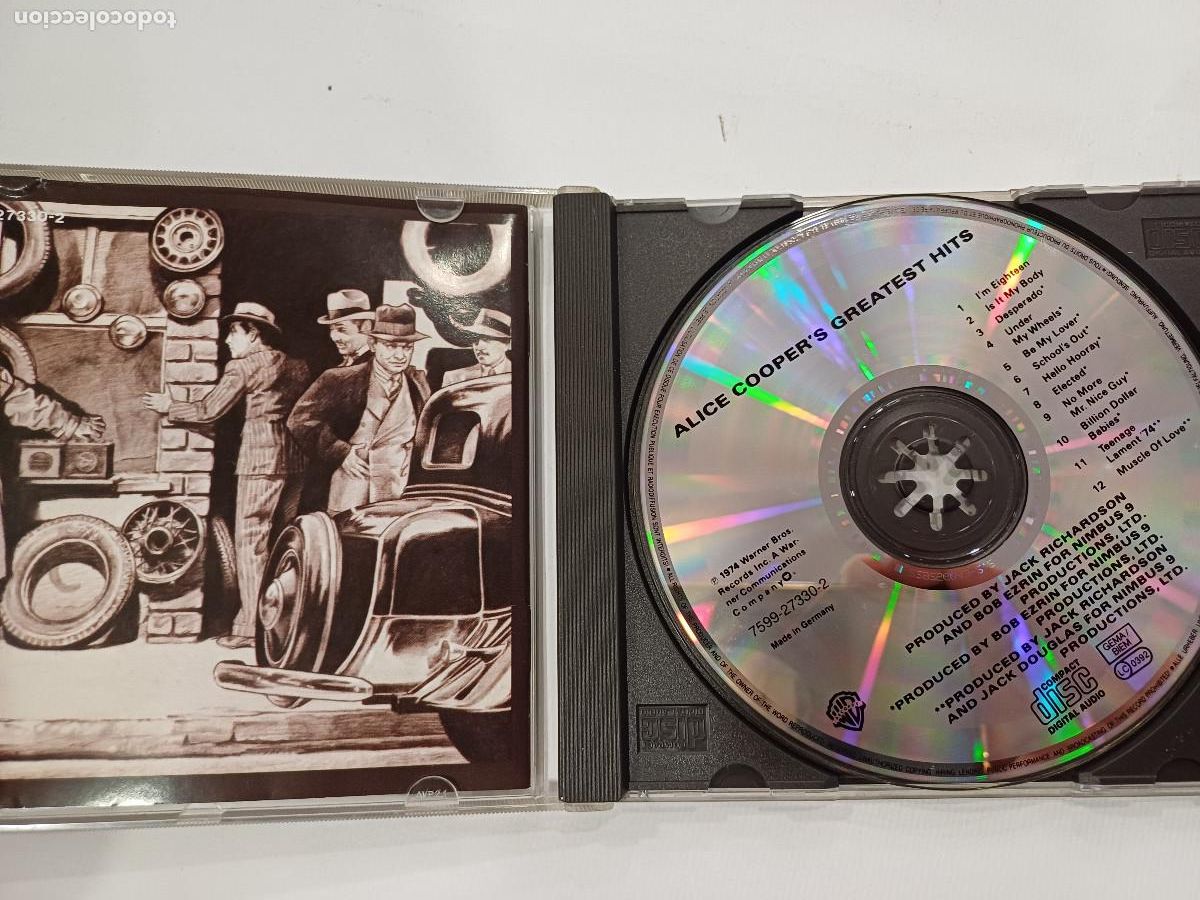 CDs de m&uacute;sica: ALICE COOPER/GREATEST HITS/CD METAL. - Foto 2