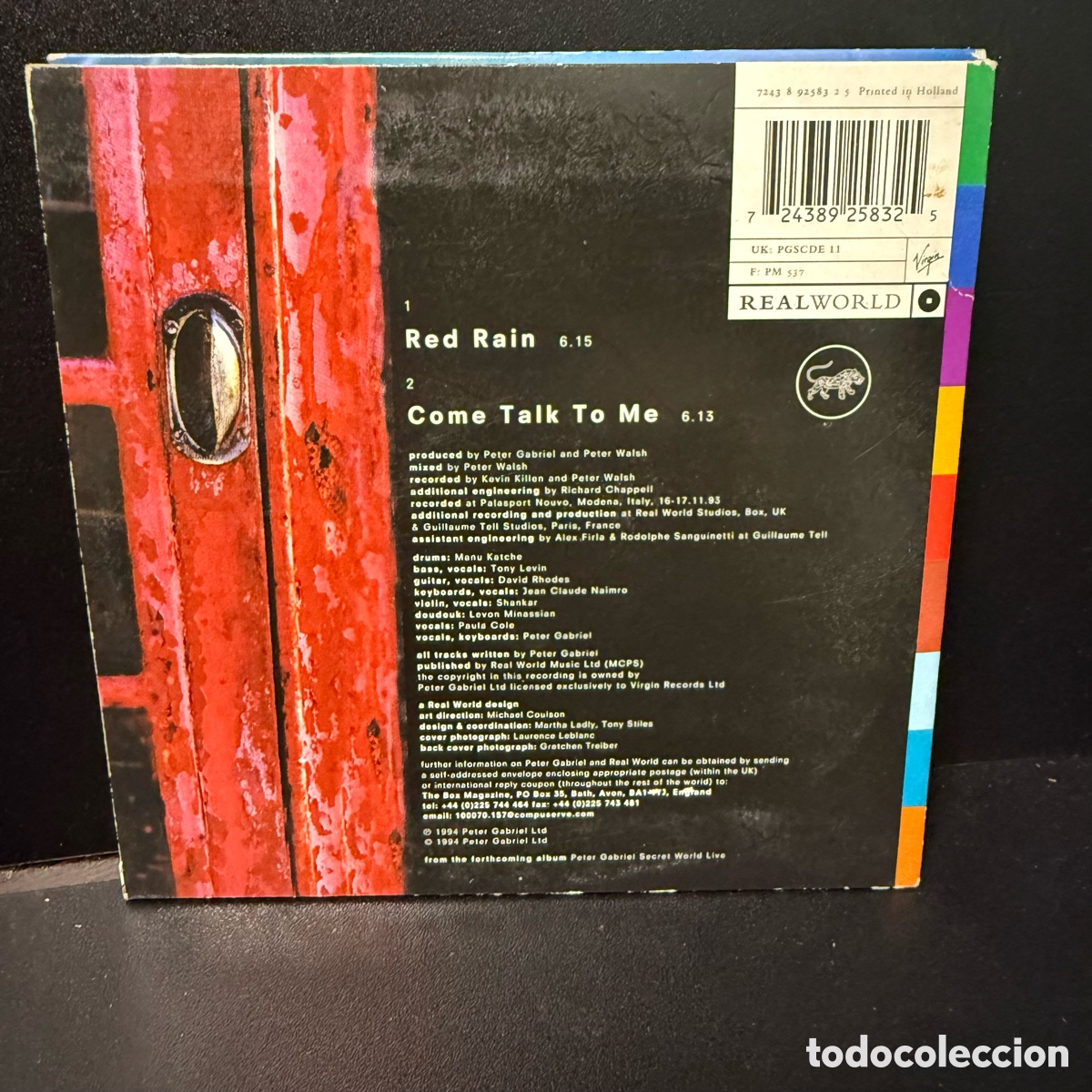 CDs de m&uacute;sica: Peter Gabriel - SW Live (CD, Single) - Foto 2