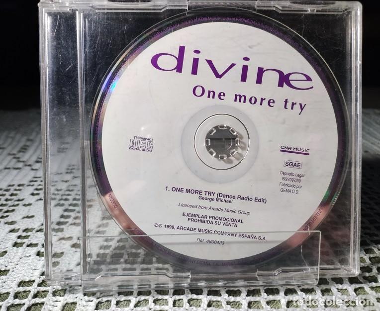 CDs de m&uacute;sica: Divine &ndash; One More Try CD, Promo, Single - Foto 1