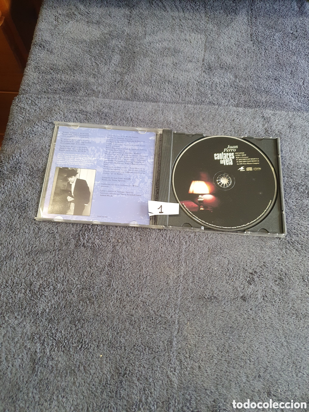CDs de m&uacute;sica: CD37. Juan Perro - Cantares De Vela, 2002. - Foto 2