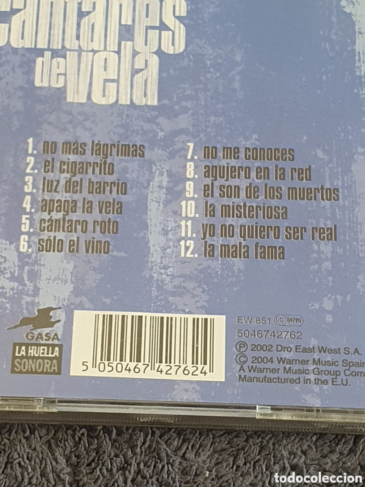 CDs de m&uacute;sica: CD37. Juan Perro - Cantares De Vela, 2002. - Foto 4