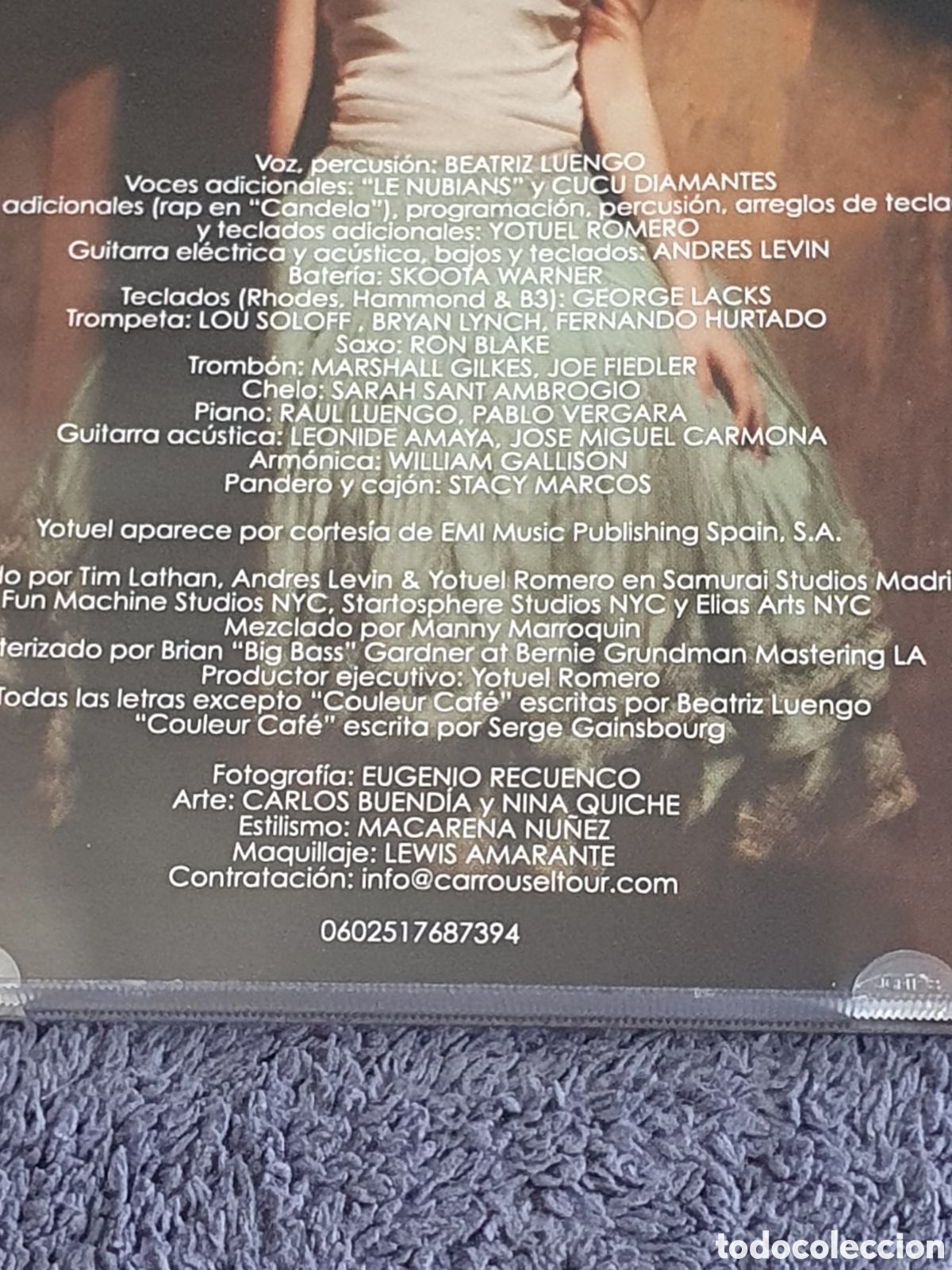 CDs de m&uacute;sica: CD37. Beatriz Luengo - Carrousel 2008. - Foto 3