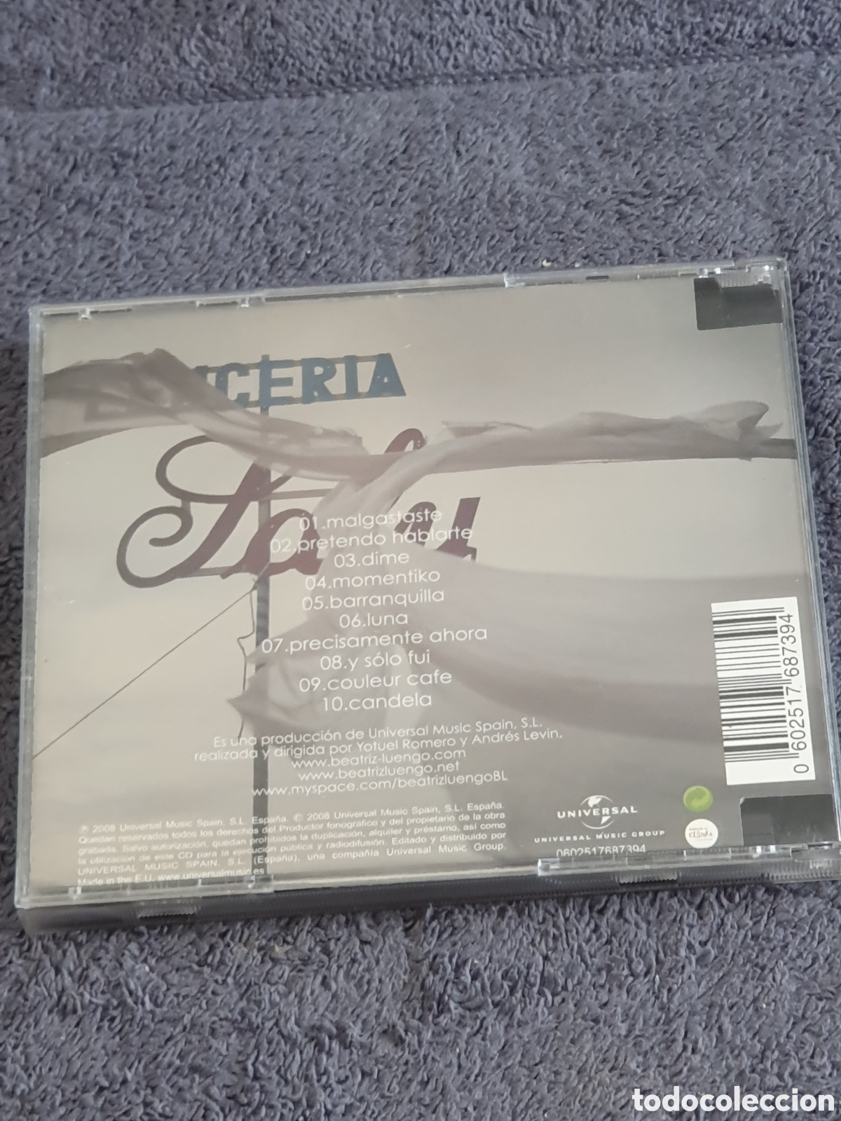 CDs de m&uacute;sica: CD37. Beatriz Luengo - Carrousel 2008. - Foto 4