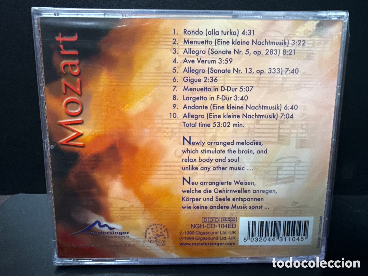 CDs de m&uacute;sica: Deva Sudha - Mozart (CD, Album) *Precintado* - Foto 2
