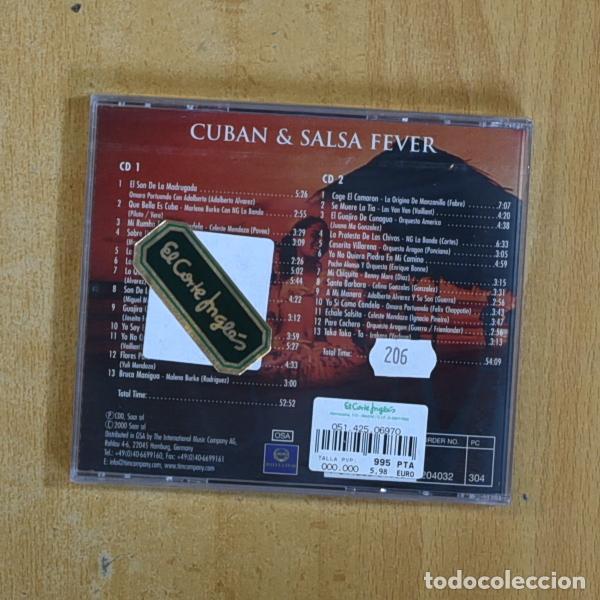 CDs de m&uacute;sica: VARIOS - CUBAN & SALSA FEVER - CD - Foto 2