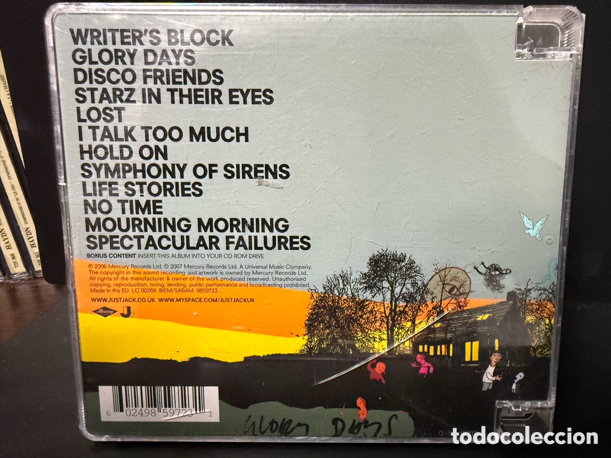 CDs de m&uacute;sica: Just Jack - Overtones (CD) - Foto 2