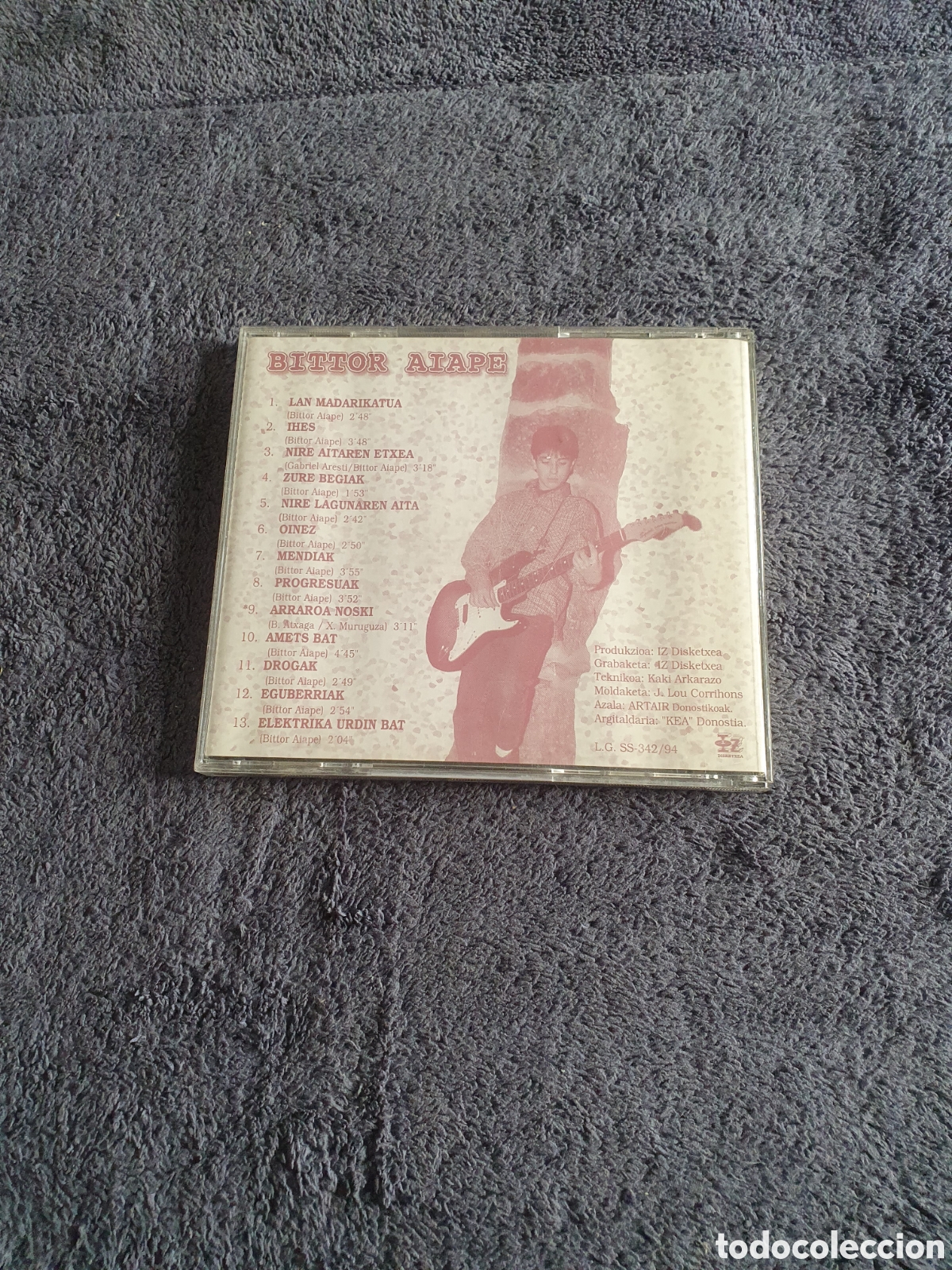 CDs de m&uacute;sica: CD37. Bittor Aiape - Bittor Aiape. - Foto 3