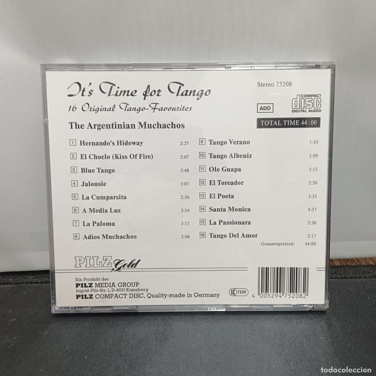 CDs de m&uacute;sica: Its time for TANGO. The Argentinian Muchachos. CD - Foto 2