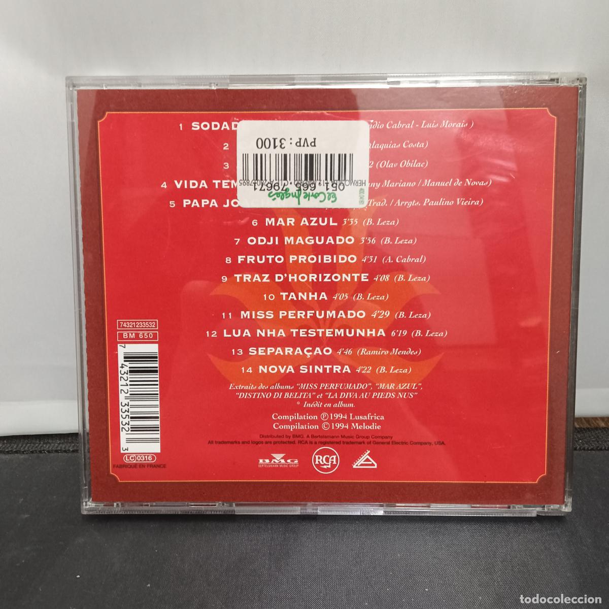 CDs de m&uacute;sica: CESARIA EVORA, SODADE. CD - Foto 2