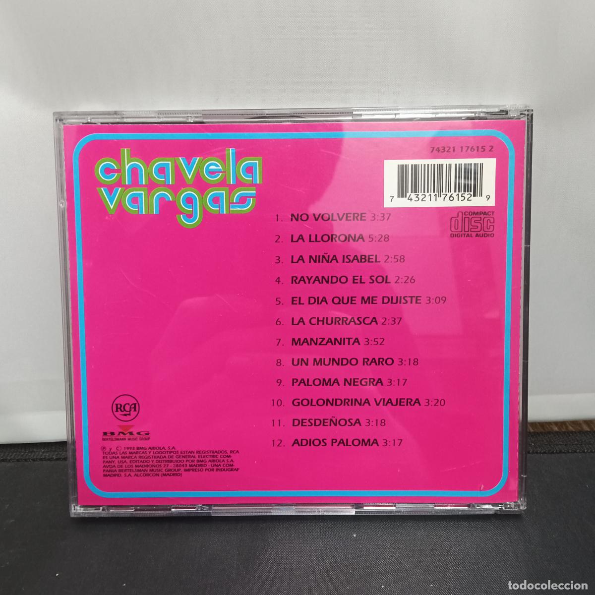 CDs de m&uacute;sica: CHAVELA VARGAS, CHAVELA VARGAS. CD - Foto 2
