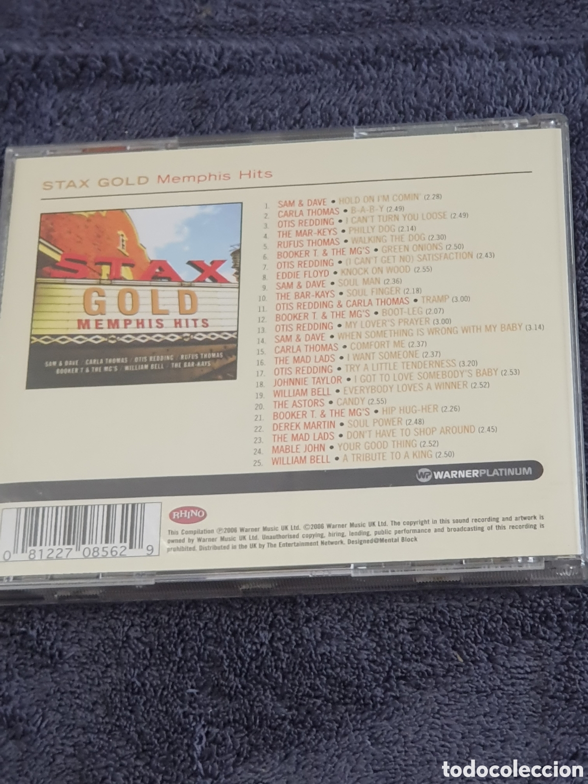 CDs de m&uacute;sica: CD38. Stax Gold Memphis Hits 2006. - Foto 6