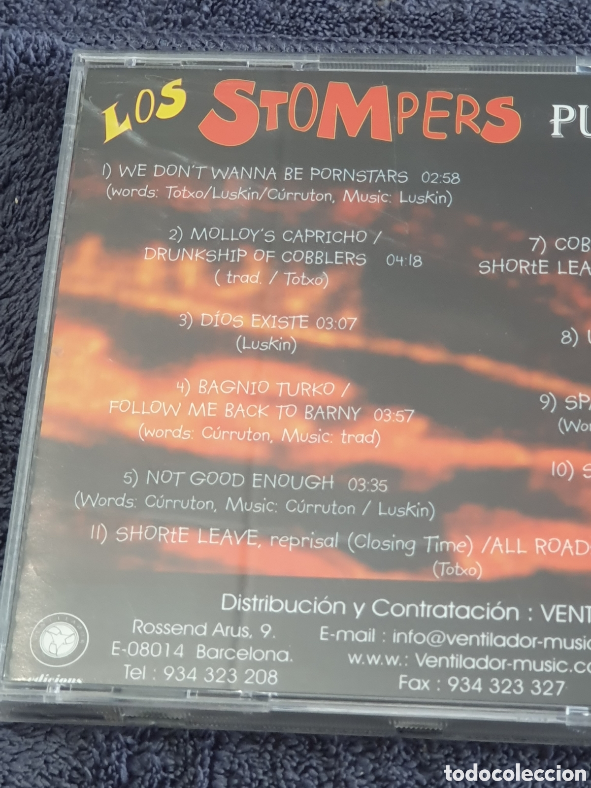 CDs de m&uacute;sica: CD 38. Los Stompers - Pub Fiction 1999. - Foto 4