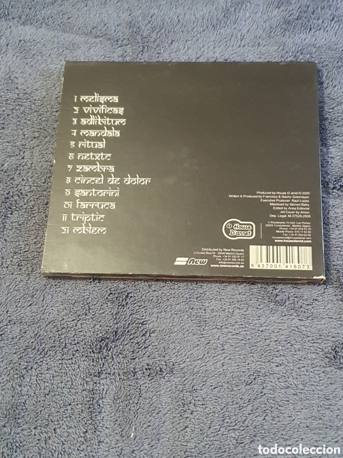 CDs de m&uacute;sica: CD 38. Dies Irae, Electr&oacute;nica Ambiental 2000. - Foto 3