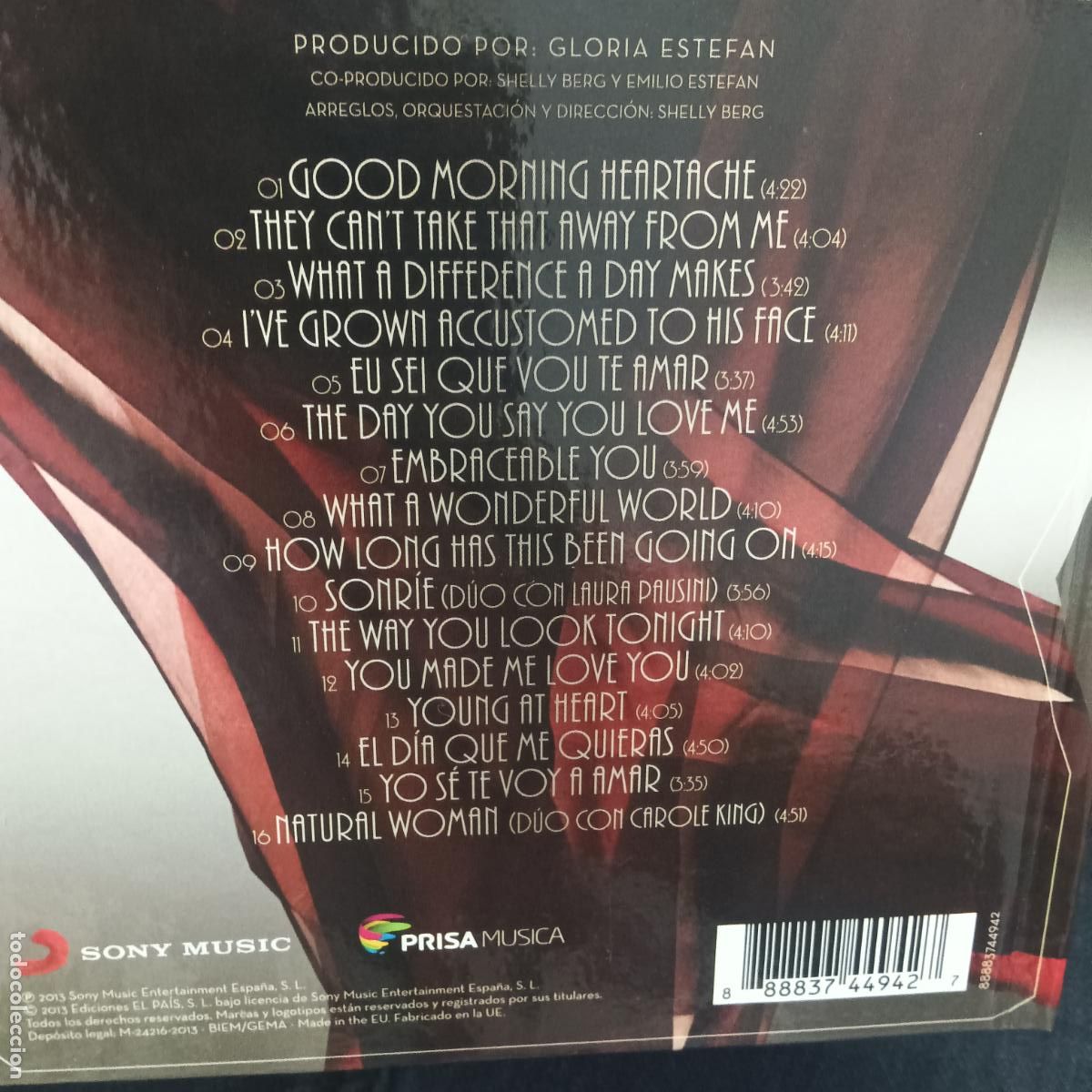 CDs de m&uacute;sica: GLORIA ESTEFAN, THE STANDARDS. CD + LIBRO - Foto 2