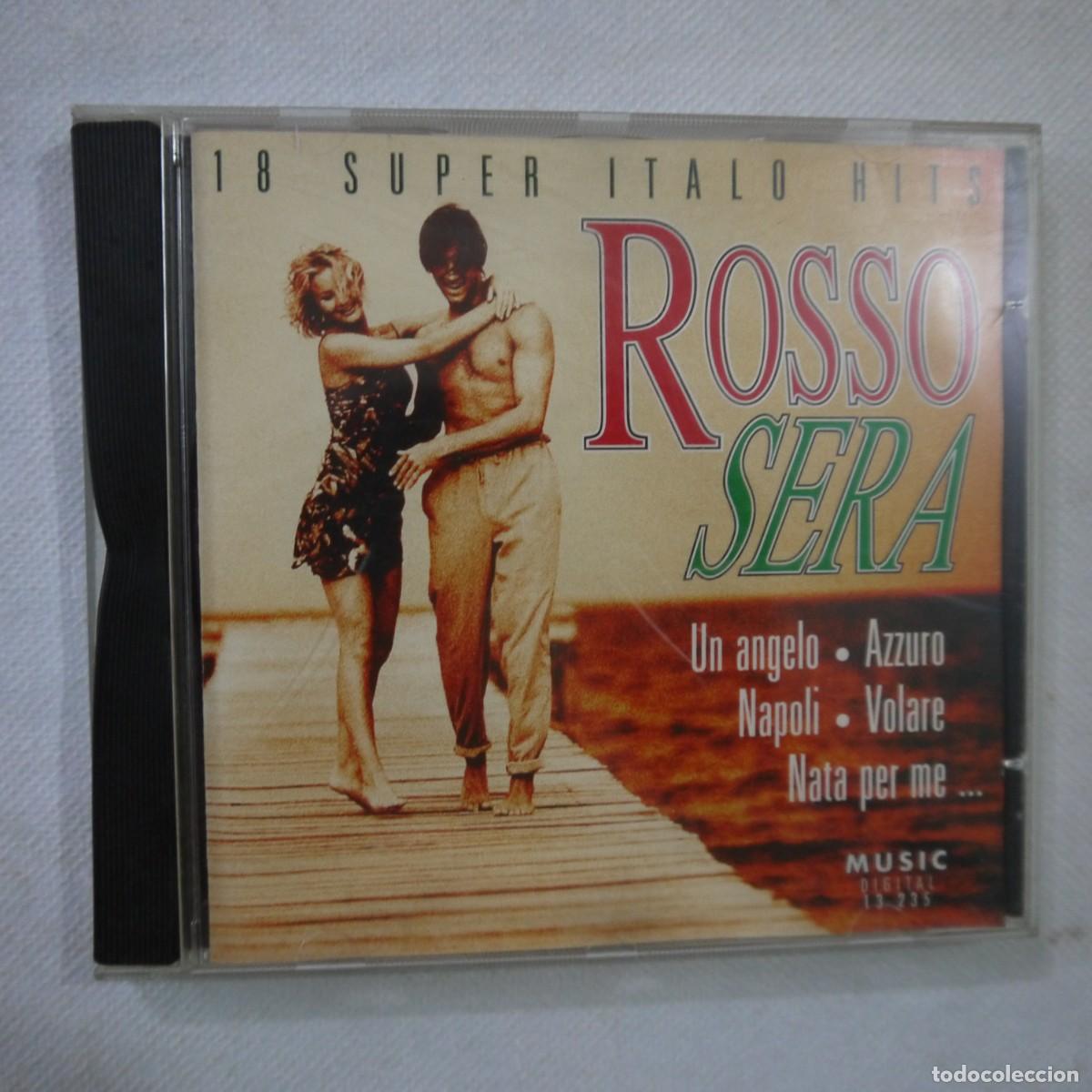 CDs de m&uacute;sica: ROSSO SERA - 18 SUPER ITALO HITS - CD - Foto 1