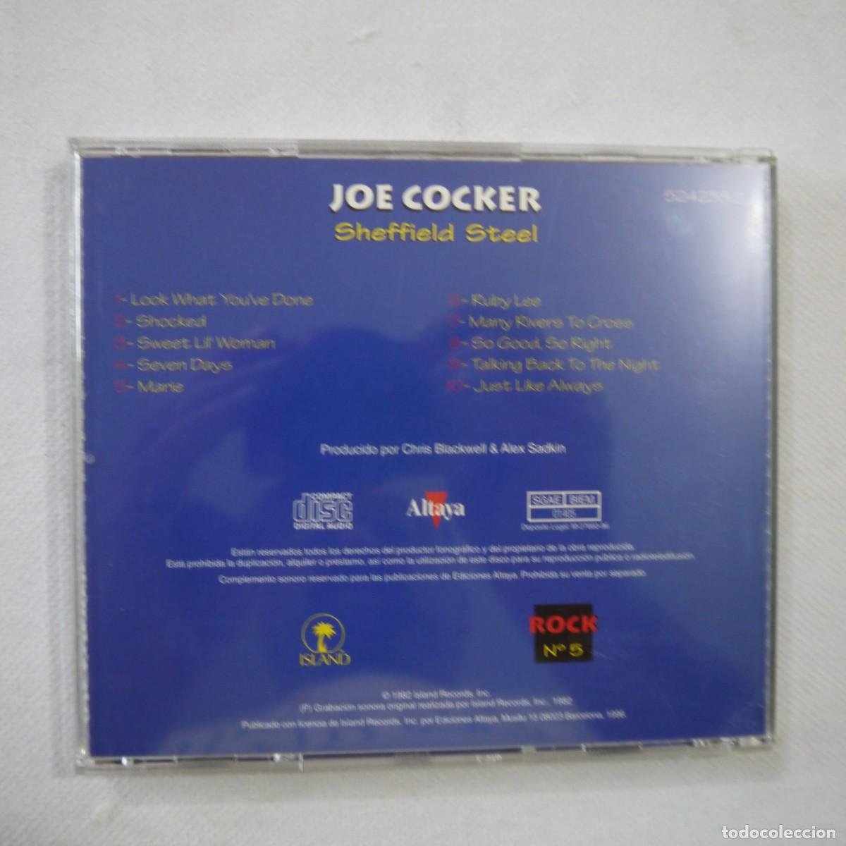 CDs de m&uacute;sica: JOE COCKER - SHEFFIELD STEEL - CD 1996 - Foto 3