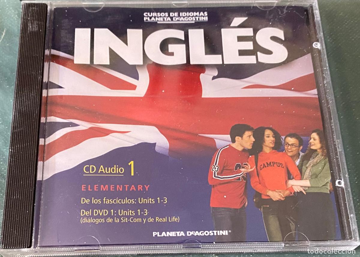 CDs de m&uacute;sica: 'Ingl&eacute;s - CD Audio 1'. Curso de idiomas de Planeta DeAgostini. Frases y di&aacute;logos. 2004. Buen estado.