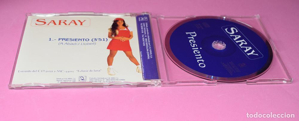 CDs de m&uacute;sica: SARAY - PRESIENTO - CDSINGLE PROMO - Foto 3