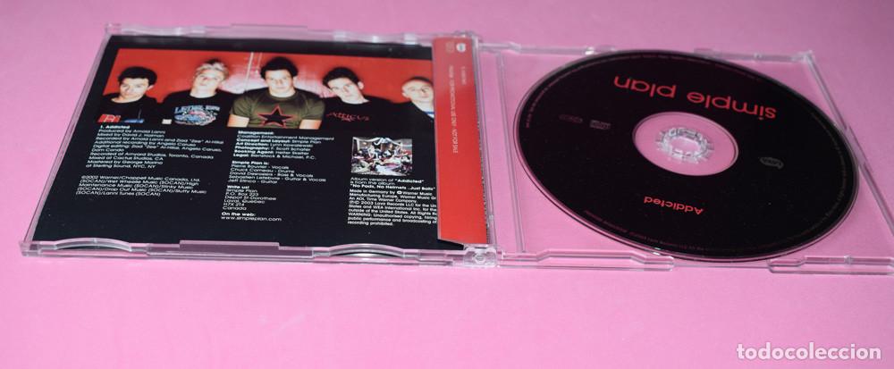 CDs de m&uacute;sica: SIMPLE PLAN - ADDICTED - CDSINGLE - Foto 2