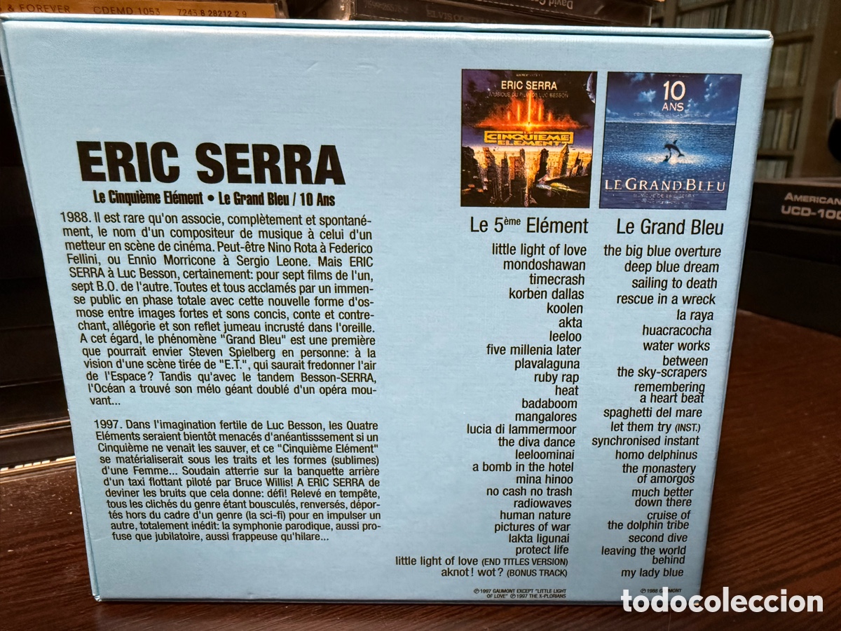 CDs de m&uacute;sica: Eric Serra - Le Cinquieme Element & Le Grand Bleu (2xCD) - Foto 2