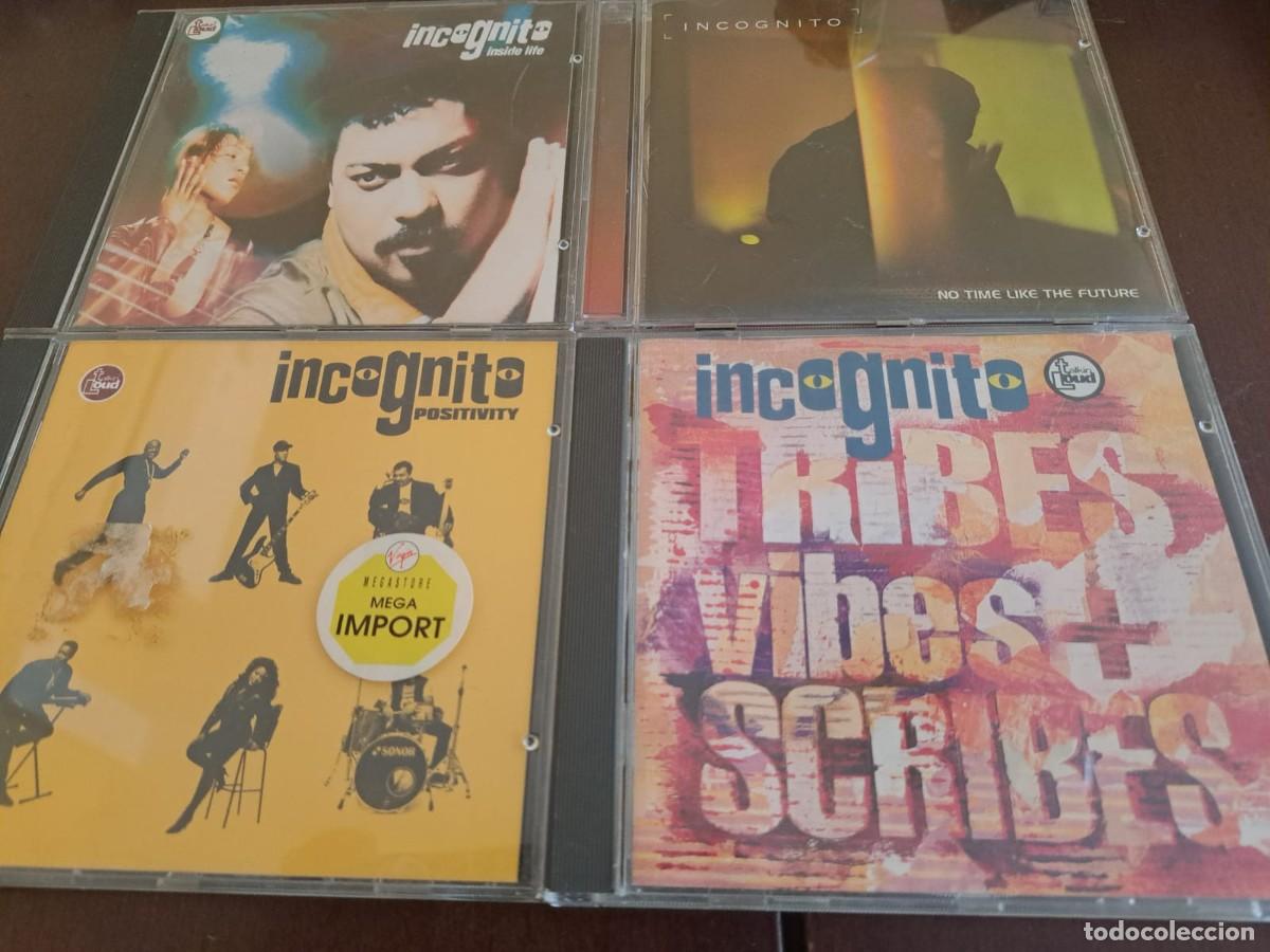 Musik-CDs: INCOGNITO - 4 CD - POSITIVITY + NO TIME FUTURE + INSIDE LIFE + TRIBES VIBES SCRIBES - ACID JAZZ