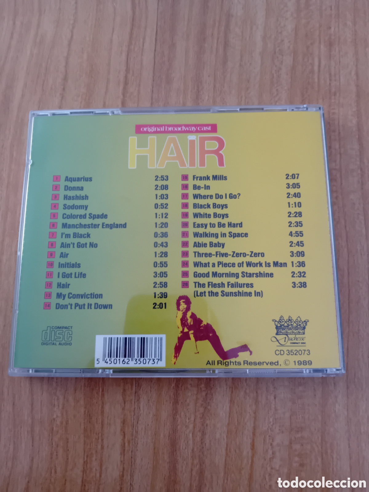CDs de m&uacute;sica: BSO HAIR. ORIGINAL BROADWAY CAST - Foto 2
