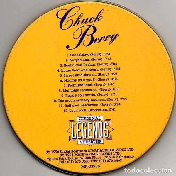 CDs de m&uacute;sica: Chuck Berry &ndash; Original Legends Versions - CD - Metal Box - Foto 2