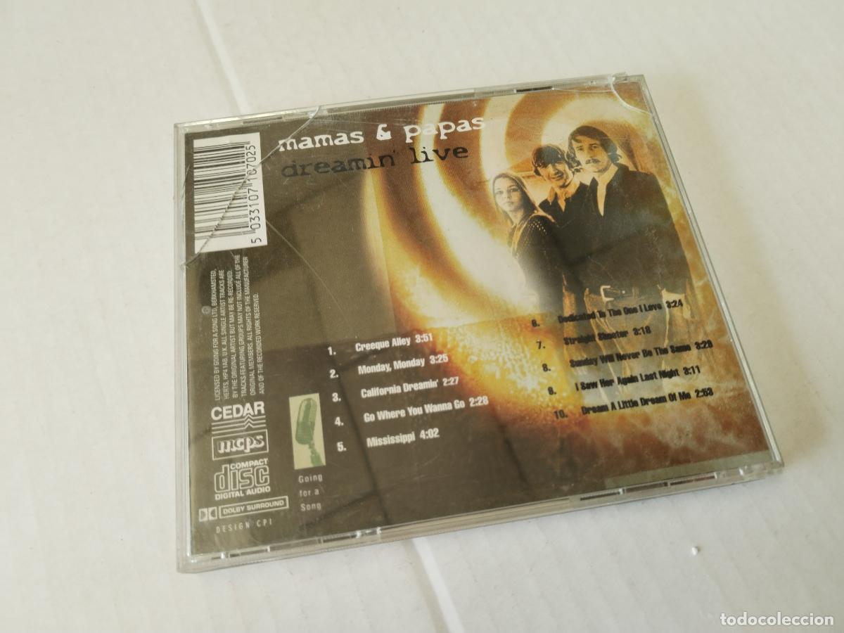 CDs de m&uacute;sica: Cd MAMAS & PAPAS &rdquo; DREAMIN LIVE &rdquo; -- c155 - Foto 3