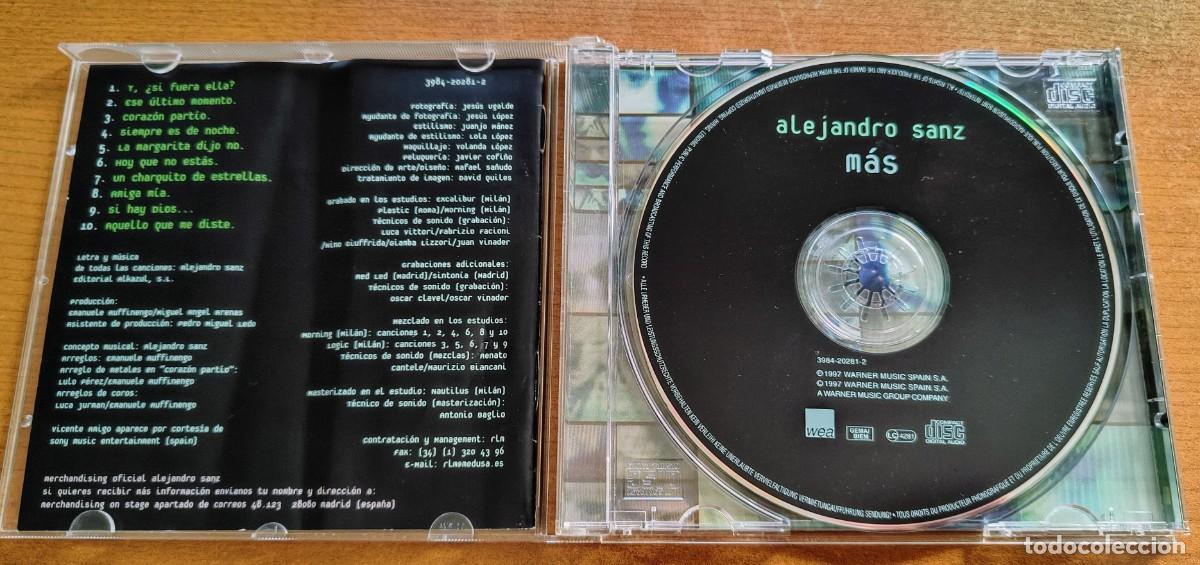 CDs de m&uacute;sica: CD Alejandro Sanz - M&aacute;s - Foto 2