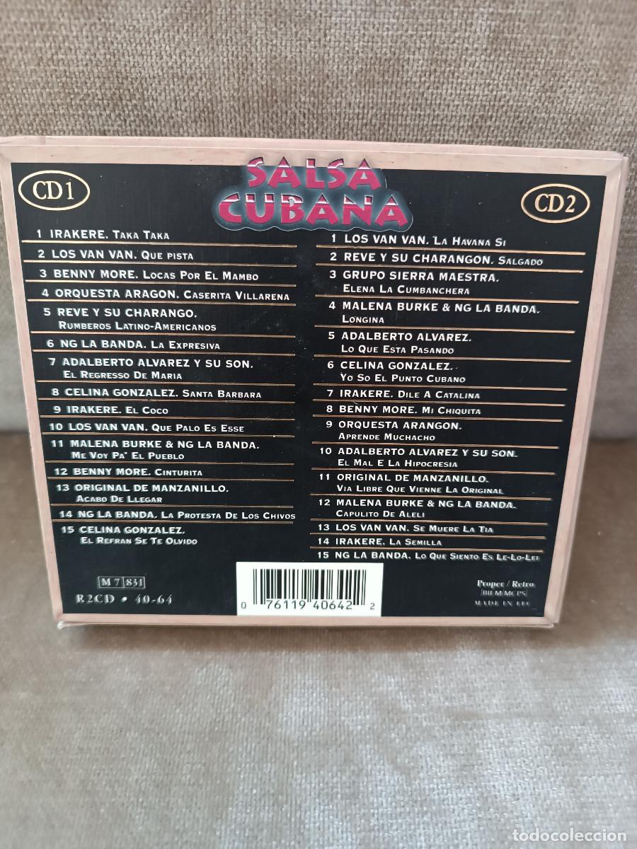 CDs de m&uacute;sica: SALSA CUBANA - THE GOLD COLLECTION - 2CD - Foto 2