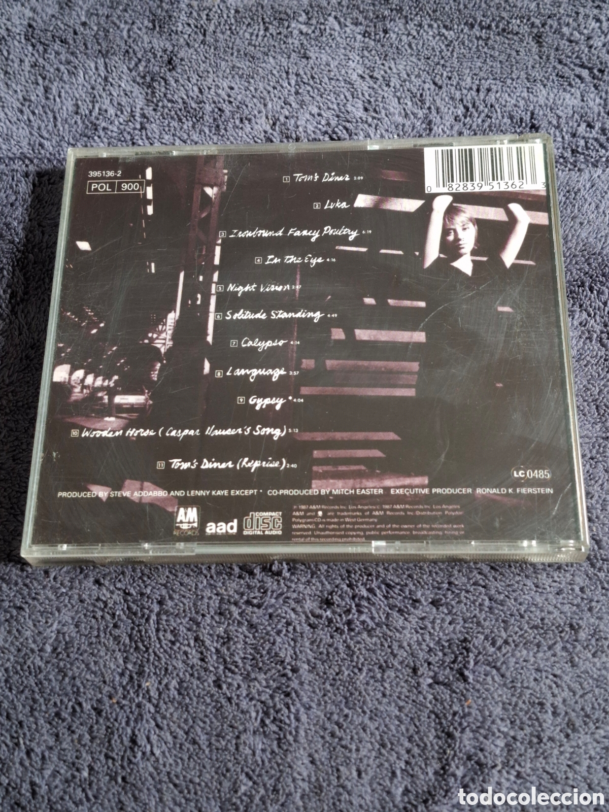 CDs de m&uacute;sica: CD38. Suzanne Vega - Solitude Standing 1987. - Foto 4