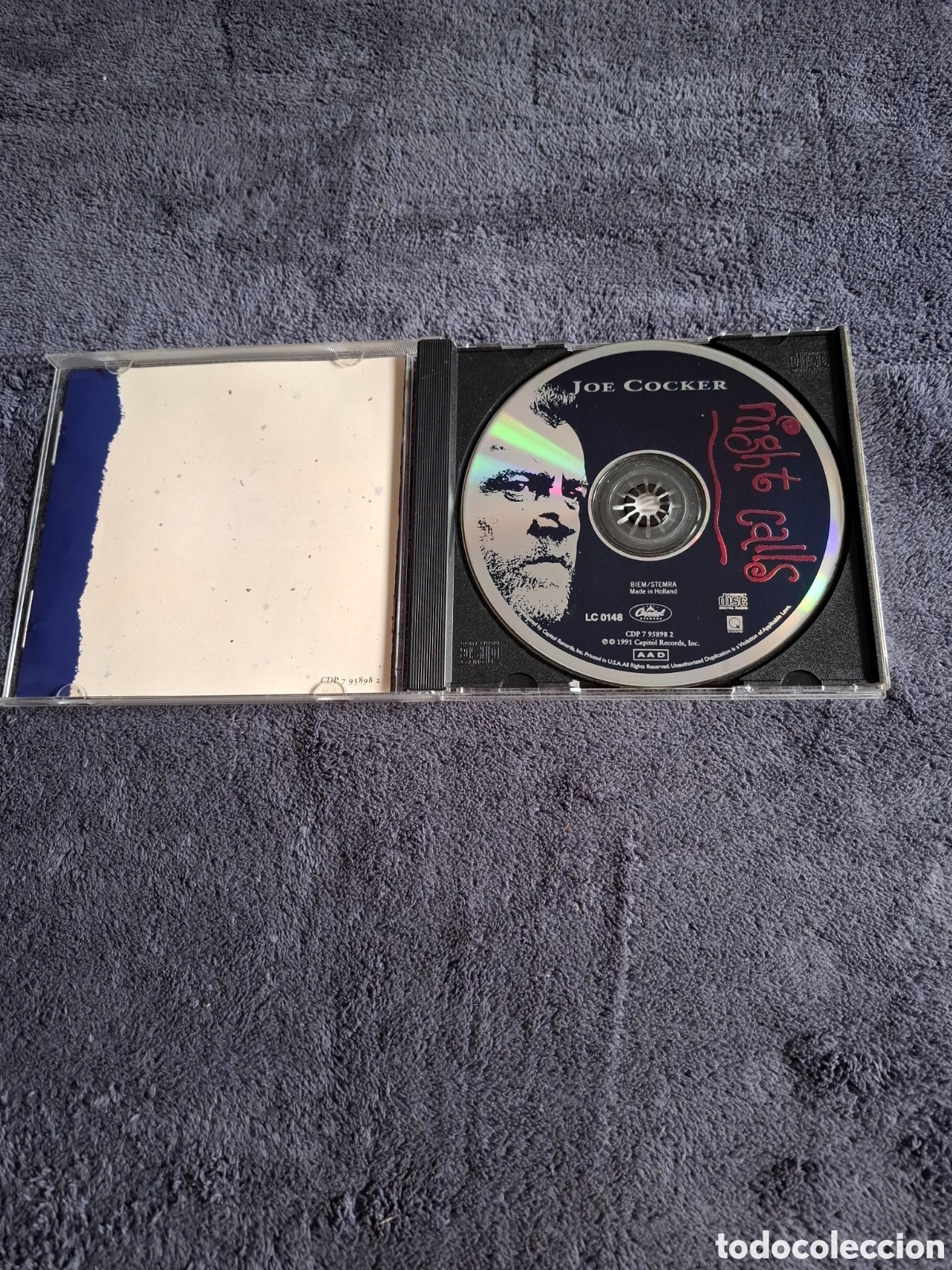 CDs de m&uacute;sica: CD38. Joe Cocker - Night Calls 1991. - Foto 2