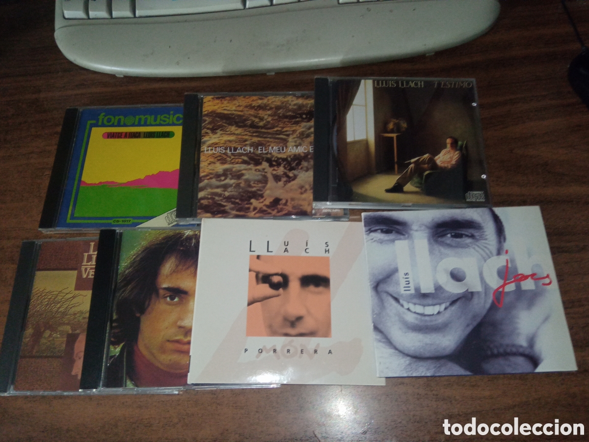 CDs de m&uacute;sica: LLUIS LLACH - LOTE DE 7 CDS - Foto 1
