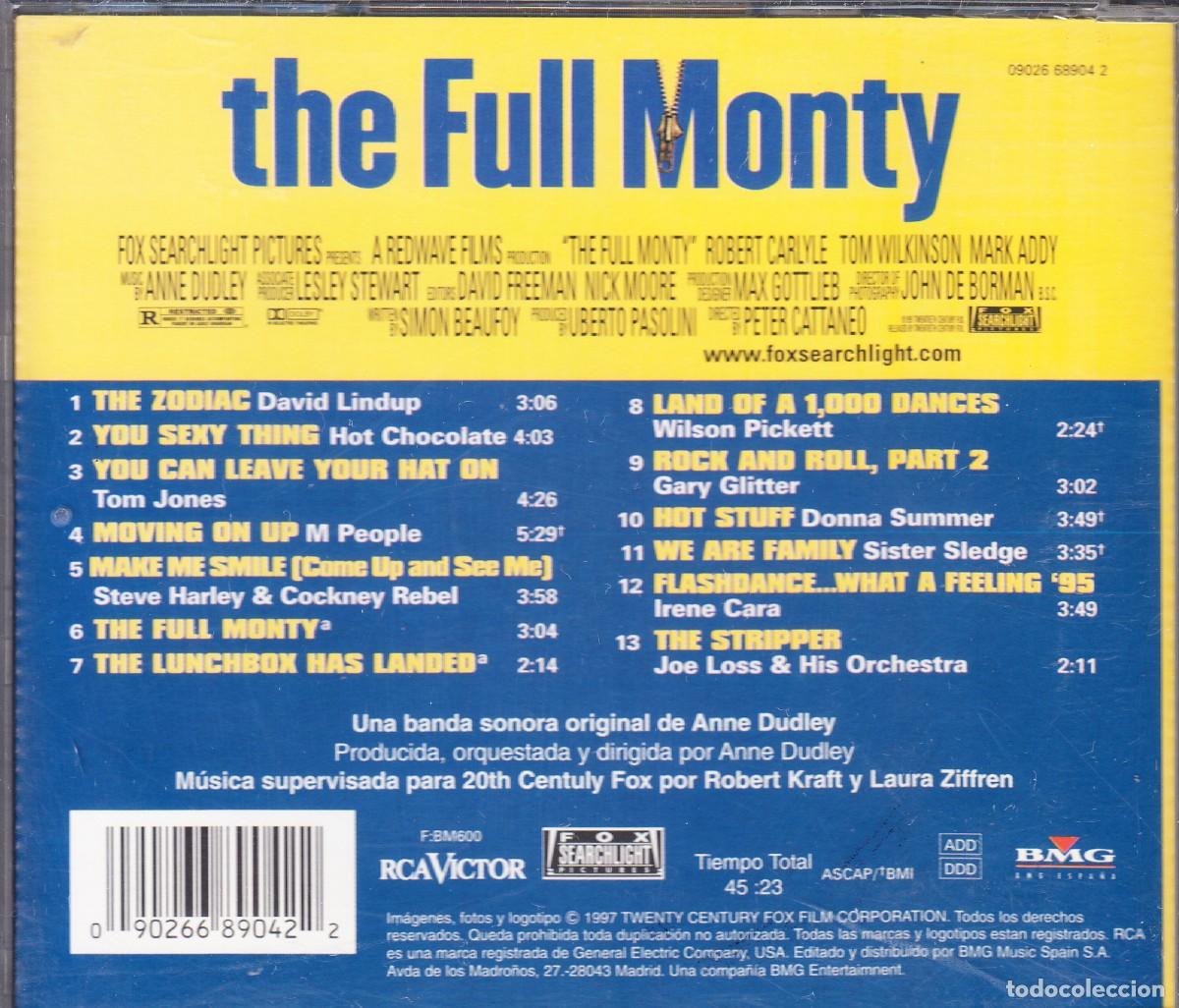 CDs de m&uacute;sica: B.S.O. THE FULL MONTY. CD. - Foto 2