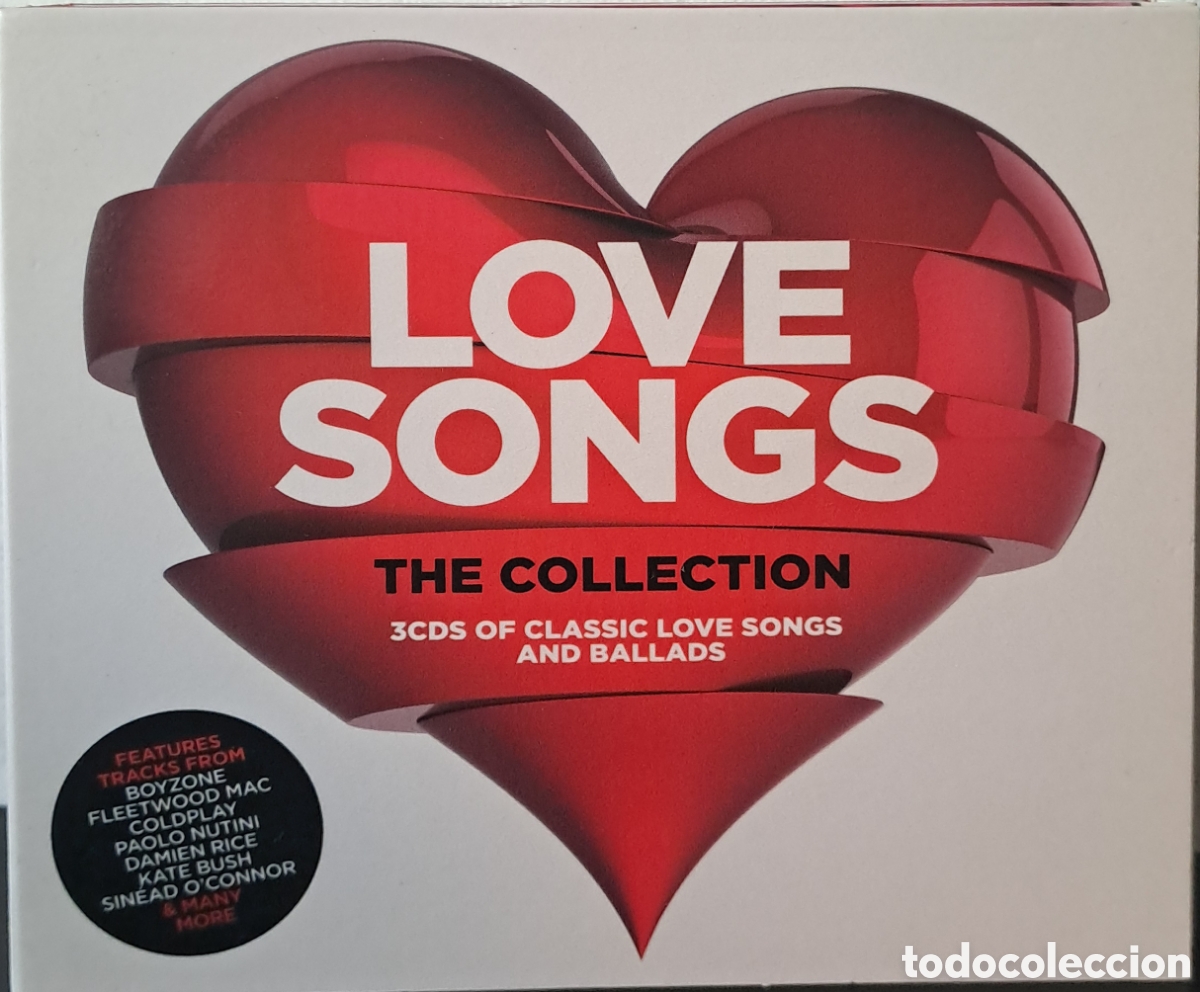 CDs de m&uacute;sica: Love Songs - The Collection - 3cds Of Classic Love Songs And Ballads : Rhino Records (2)&nbsp;&lrm;&ndash; LB