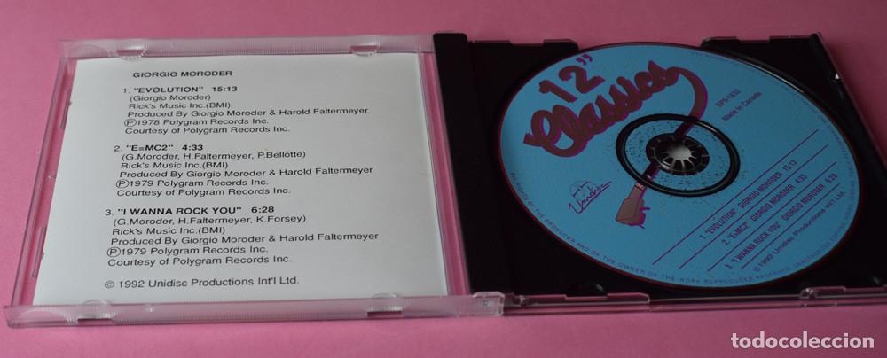 CDs de m&uacute;sica: GIORGIO MORODER - EVOLUTION - MAXICD 12 INCH CLASSICS - Foto 4