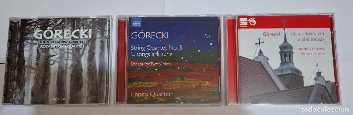 CDs de m&uacute;sica: GORECKI: LOTE DE 4 CD - Foto 1