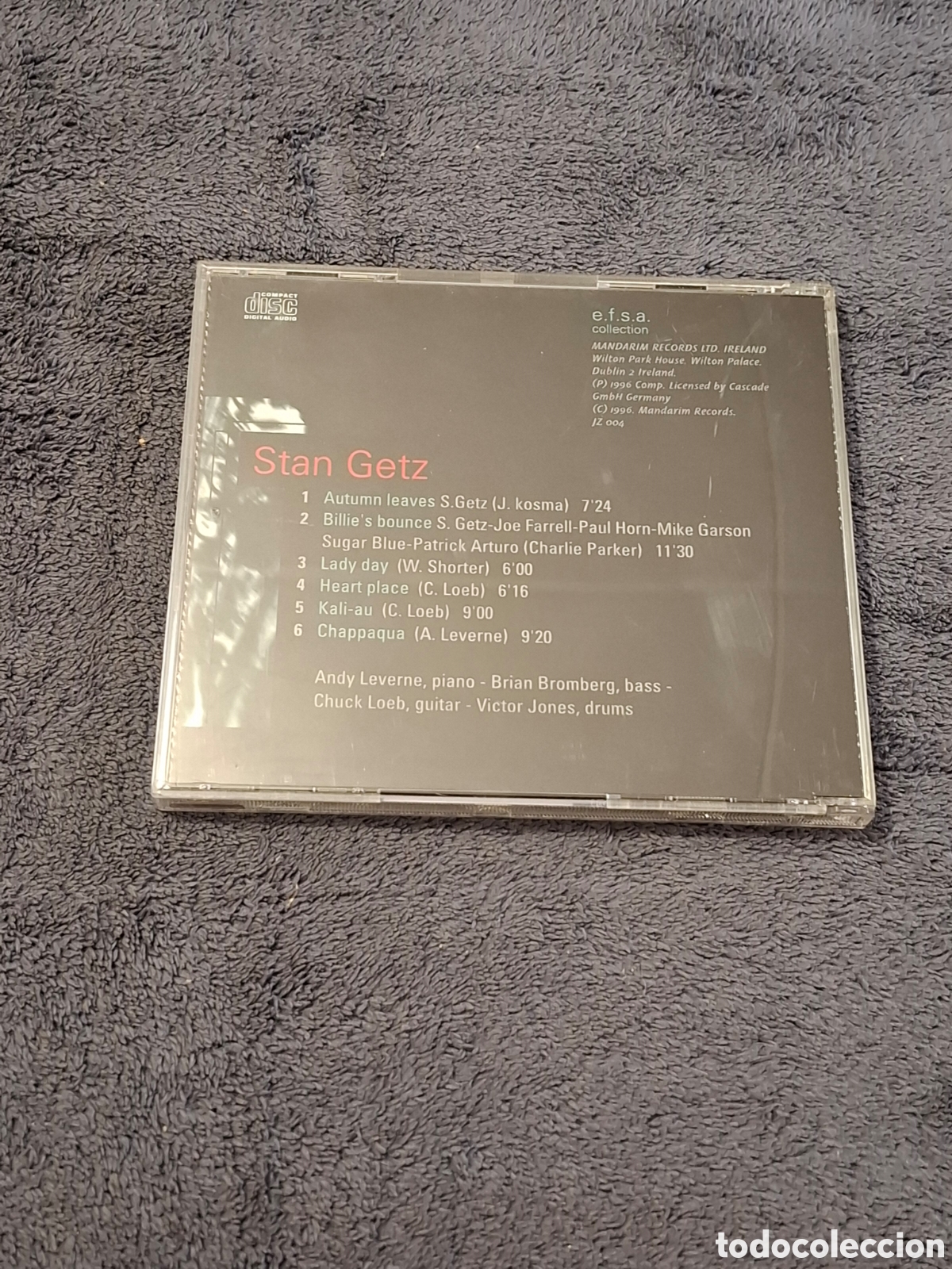 CDs de m&uacute;sica: CD40. Stan Getz - The Jazz Masters 1996. - Foto 3