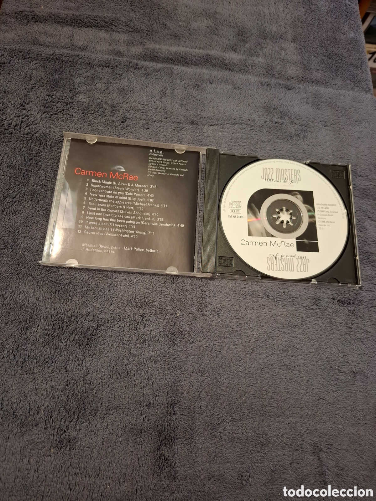 CDs de m&uacute;sica: CD40. Carmen McRae - The Jazz Masters 1996. - Foto 2